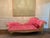 Vintage French Rococo Hot Pink Velvet Méridienne Chaise Lounges With Covers- A Pair For Sale - Image 4 of 7