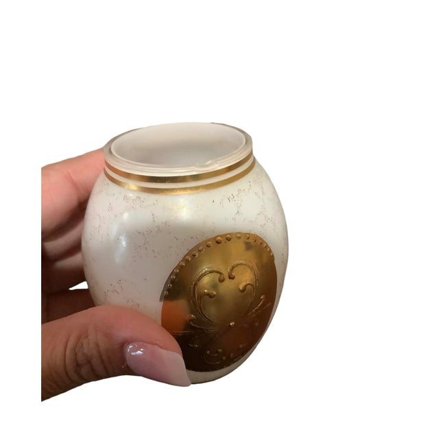 1950s Czechelslavakian Glass Decanter and Glasses & Ashtray Set- 8 Pieces For Sale - Image 4 of 7