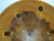 Brown Jess Craig Turned Norfolk Island Pine Wood Studio Hawaii Art Footed Bowl For Sale - Image 8 of 11