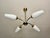 Chandelier with Four Tulips by Arlus, 1950 For Sale - Image 3 of 9