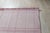 Pink Plaid Flatweave Wool Rug 9x12 For Sale In New York - Image 6 of 9