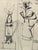 David Adickes Early Modern Black & White Abstract Still Life & Vases Drawing Studies, Mid 20th Century For Sale - Image 9 of 10