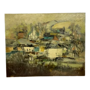 Jean Kalisch Oil on Canvas Board