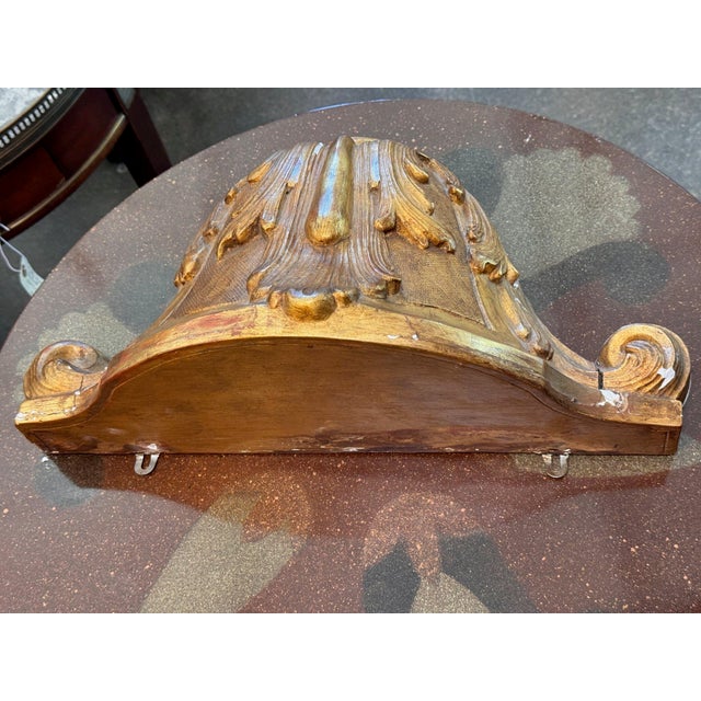 19th Century Carved Giltwood Wall Bracket For Sale - Image 5 of 6
