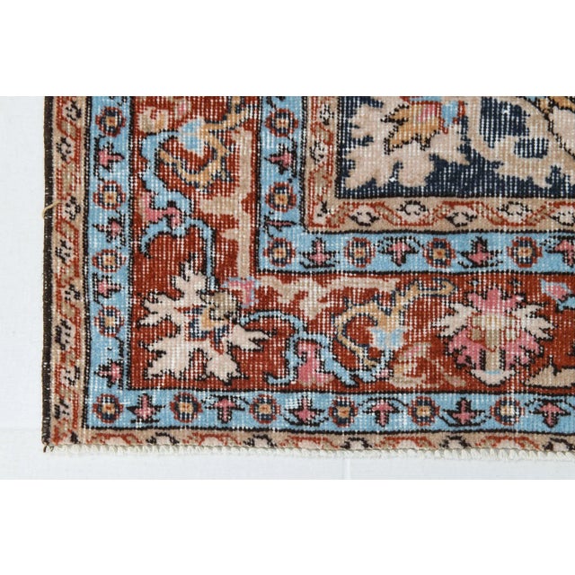 Vintage Turkish Handmade Wool Rug, 1970s For Sale - Image 10 of 16