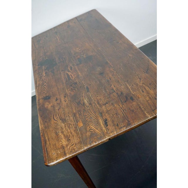 French Oak Farmhouse Dining Table, 19th Century For Sale - Image 9 of 18