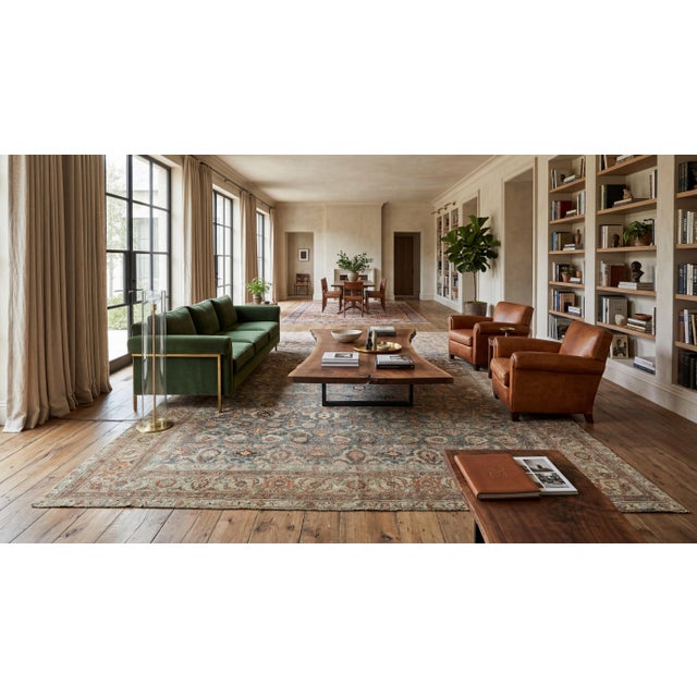 An exquisite testament to 19th-century craftsmanship, this antique Bidjar rug effortlessly anchors sophisticated interiors...