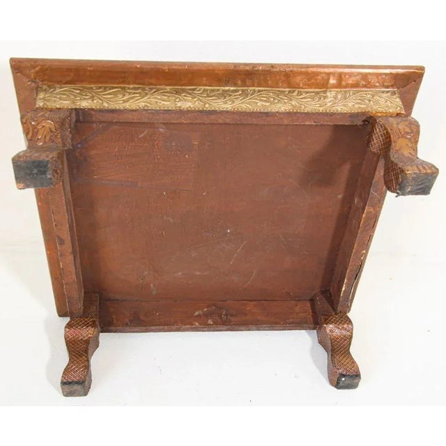 Mid 20th Century Anglo Raj Hand-Crafted Game Chess Low Table India For Sale - Image 11 of 13