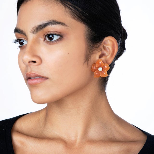 The Aspen Studs, our best-selling flower-shaped earrings, return this season with a new color palette inspired by the rich...