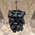 1970s Pendant Light Brutalist Hand Crafted Mexico Felipe Delfinger Feders Mid Century Modern For Sale - Image 5 of 17