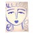 Contemporary Small Painting of Face by Auker For Sale