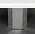 Modern White Painted and Mirrored Pedestal Table For Sale - Image 4 of 8