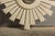 Wood Painted Wood Modern Custom Sunburst with Convex Mirror with Varying Rays For Sale - Image 7 of 12