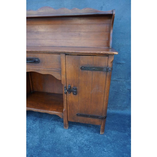 1930s Classic Monterey Sideboard in Smokey Maple For Sale In Los Angeles - Image 6 of 10