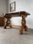Folk Art Handcrafted Elm Table, 1950s For Sale - Image 18 of 18