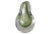 Italian: Handblown, pear-shaped bookend by Alfredo Barbini in a gorgeous clean green with gold flecking, and thick, clear...