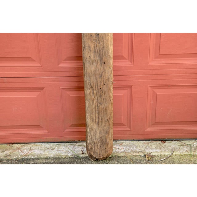 Brown 19th Century Oblong Primitive Dough Bowl For Sale - Image 8 of 10