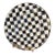 MacKenzie-Childs Courtly Check 16” Enamel Charger / Serving Platter For Sale