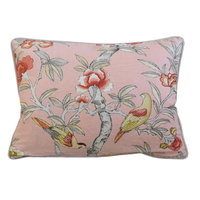 Thibaut Floral & Birds Giselle Botanical Feather/Down Pillow For Sale In Los Angeles - Image 6 of 6