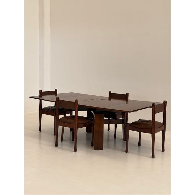 1960s Model 612 Extendable Table by Silvio Coppola for Bernini, 1975 For Sale - Image 5 of 12