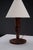 Wood Art Deco Table Lamp, France, 1940s For Sale - Image 7 of 15