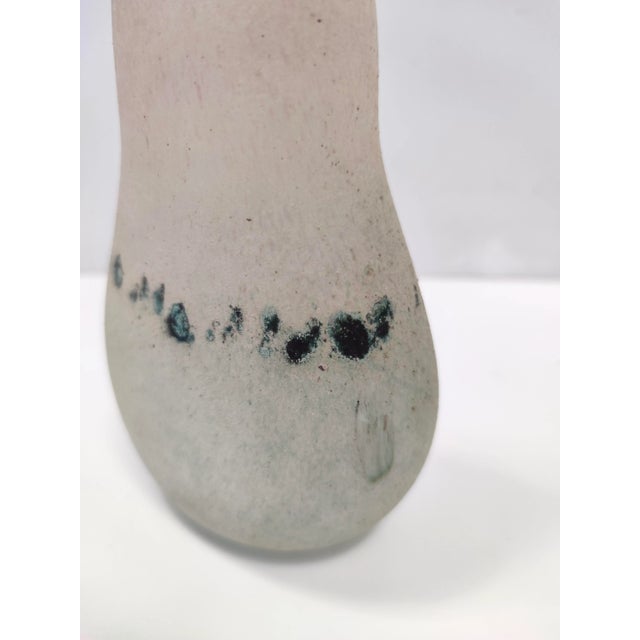 Vintage Scavo Glass Bottle by Luigi Mellara, 1970s For Sale - Image 10 of 15