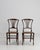 Wood 19th Century Pair Of Georgian Chairs With Rattan Seats For Sale - Image 7 of 14
