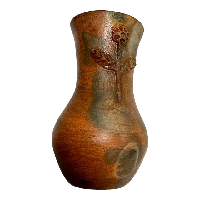 Early 20th Century Navajo Pitch Pine Pottery Vase by Lorena H Bartlett For Sale
