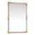 Modern Pink and Gold Mirror with Torchon Murano Glass Work by Simoeng for Simoeng For Sale - Image 6 of 6