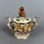 Porcelain Tea Set with Tray, Cups and Sugar Bowl in Gold Cherubs from Capodimonte, 1960s, Set of 6 For Sale - Image 9 of 12