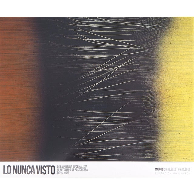 Composition Abstraite Poster after Hans Hartung For Sale