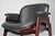 Black Vintage Chairs in Wood and Leather by Ico Parisi for Mim Roma, 1960s, Set of 2 For Sale - Image 8 of 18