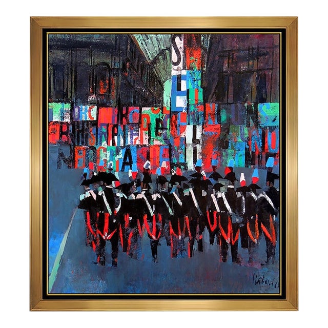 Mid 20th Century Gendarmerie in Piazza, Nicola Simbari For Sale