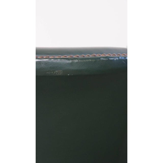 Set of Green Cowhide and Wooden Chairs For Sale - Image 17 of 18