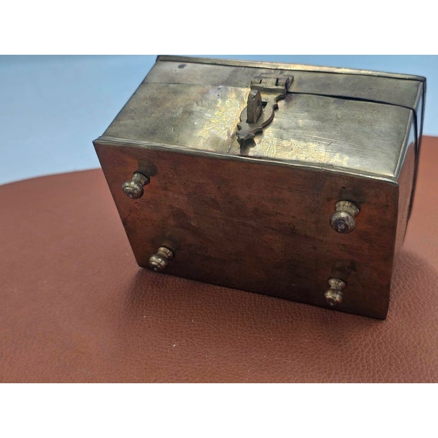Art Deco Brass Betel Nut Box, 1920s For Sale - Image 6 of 7