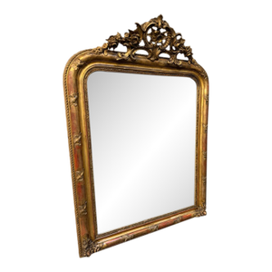 19th Century French Louis Philippe Giltwood Mirror, Circa 1850