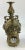 Late 19th Century 19th Century Gilt Brass or Bronze Pendant Style Light Fixture Candle Holder For Sale - Image 5 of 12