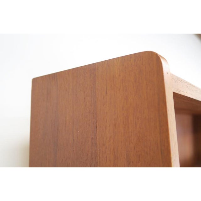 Wood Mid-Century Teak Bookcase by Johannes Sorth, Denmark, 1960s For Sale - Image 7 of 9
