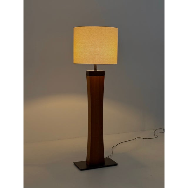 Mid-Century Italian Teak Floor Lamp, 1970s For Sale - Image 11 of 18