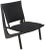 Not Yet Made - Made To Order Boomerang Chair, Charcoal Black For Sale - Image 5 of 8