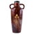 Antique Belgian Majolica Art Pottery Twin-Handled Vase with Toadstool Motif For Sale - Image 14 of 14