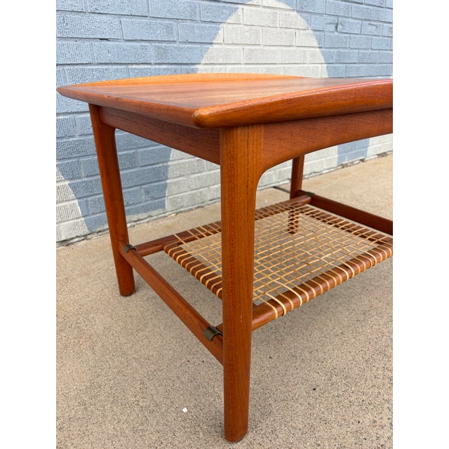Mid 20th Century Mid 20th Century Swedish Modern “Frisco” Teak Side Table by Folke Ohlsson for Tingströms For Sale - Image 5 of 12