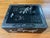 Large Vintage Asian Black Lacquer Box With Mother of Pearl Inlay & Calligraphy For Sale In New York - Image 6 of 9