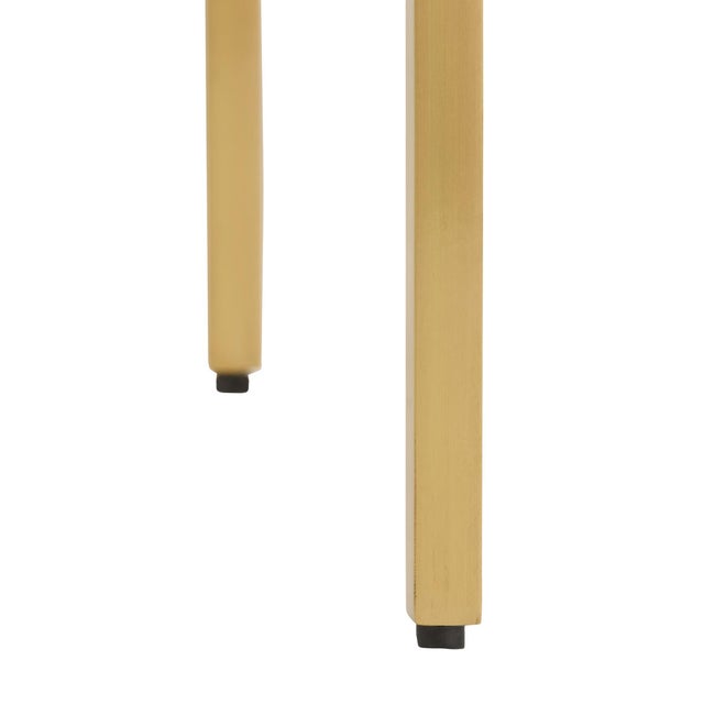 2020s Arteriors Home Laney Brown Suede Counter Stool For Sale - Image 5 of 7