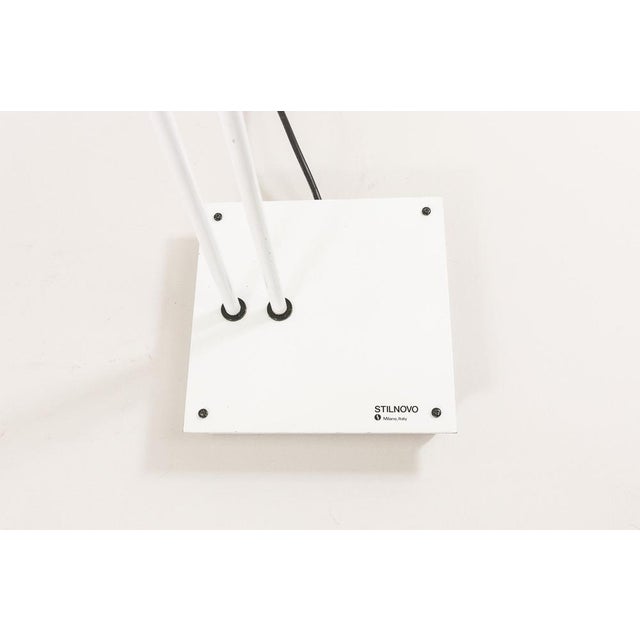 White White Samurai Floor Lamp by Shigeaki Asahara for Stilnovo, 1970s For Sale - Image 8 of 10