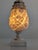 Stone Art Deco Hand-Carved Alabaster Pineapple Table Lamp, París, 1930s For Sale - Image 7 of 10