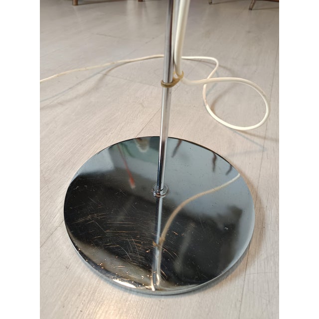 Vintage Chrome Floor Lamp by Alain Richard, 1970s For Sale - Image 14 of 18