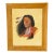 Outsider Folk Art Native American Portrait Signed, Framed For Sale