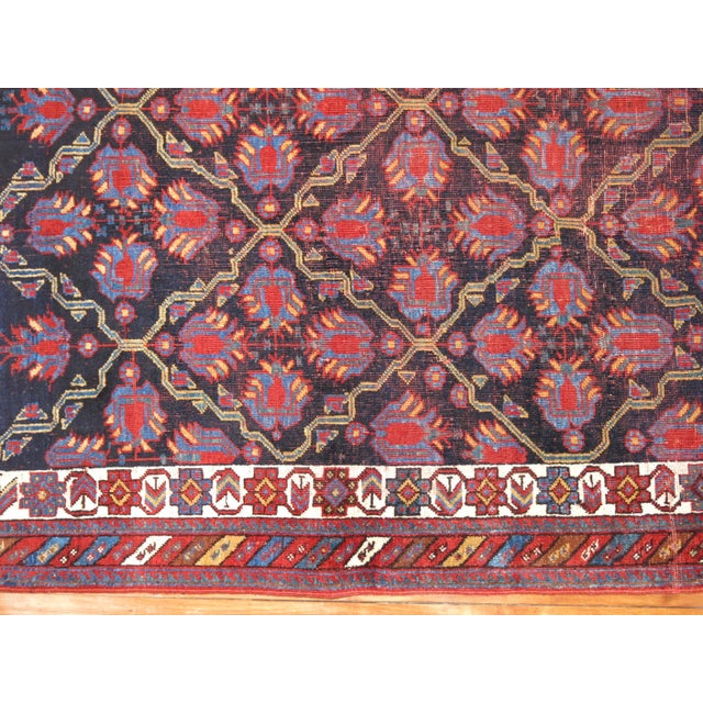 Zabihi Collection Persian Afshar Rug For Sale - Image 4 of 7