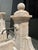 Early 21st Century French Carved Limestone Fountain, Single Pillar With Ball Finial From Provence For Sale - Image 5 of 17